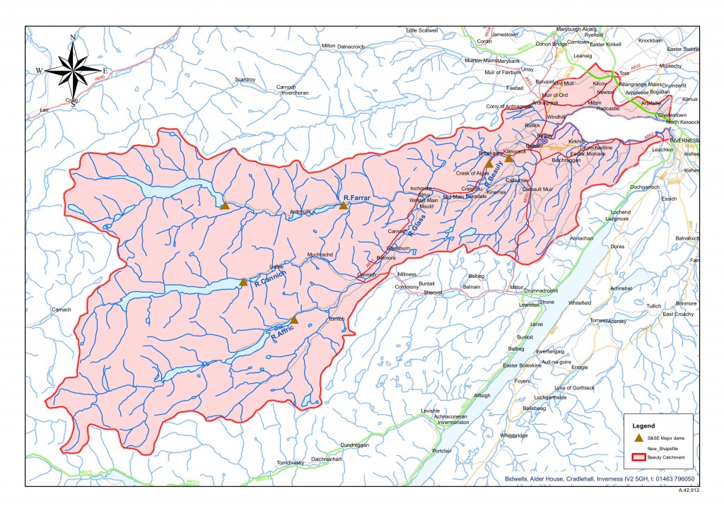 Beauly District Map